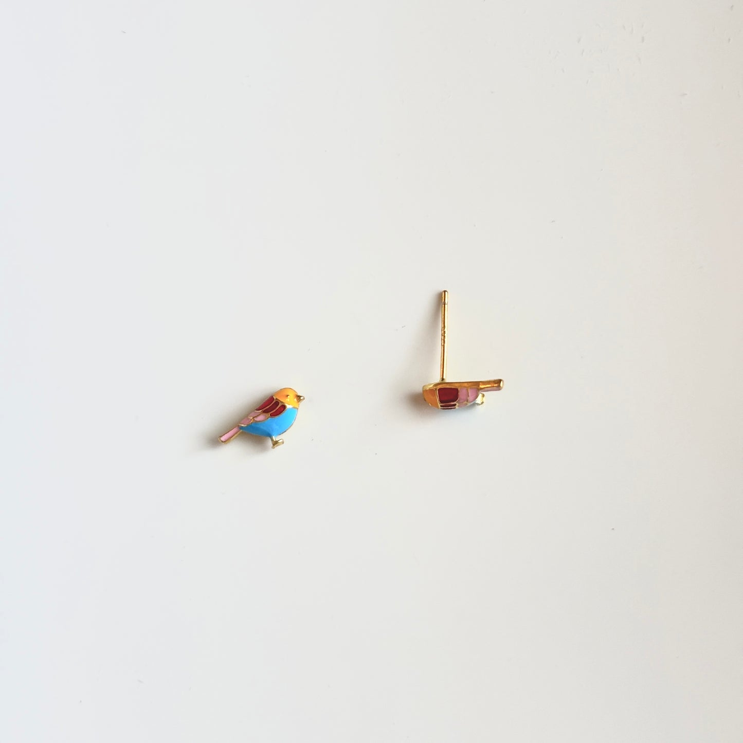 Blue Birds Stud Earring E5-3