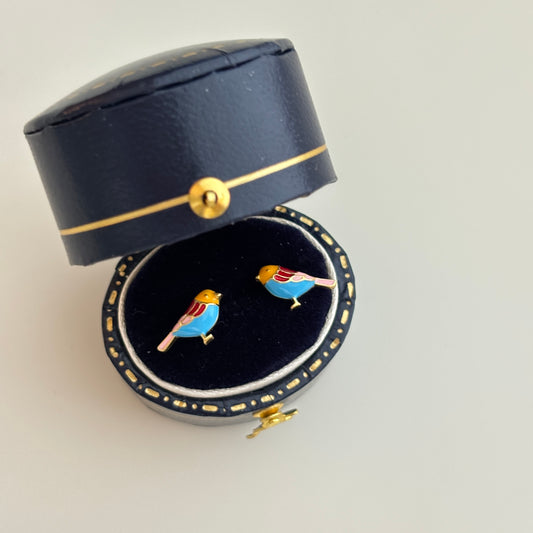 Blue Birds Stud Earring E5-3