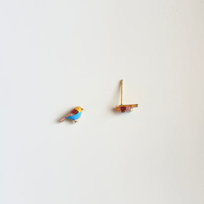 Blue Birds Stud Earring E5-3
