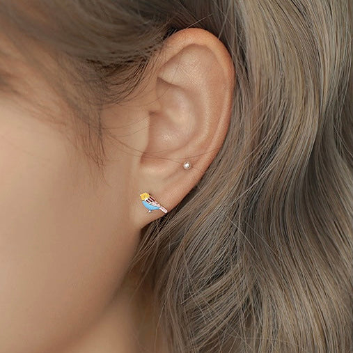 Blue Birds Stud Earring E5-3